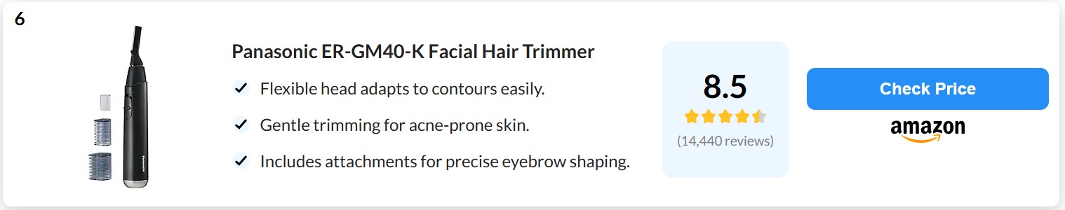 Best Ear Hair Trimmer6 Best Ear Hair Trimmer6