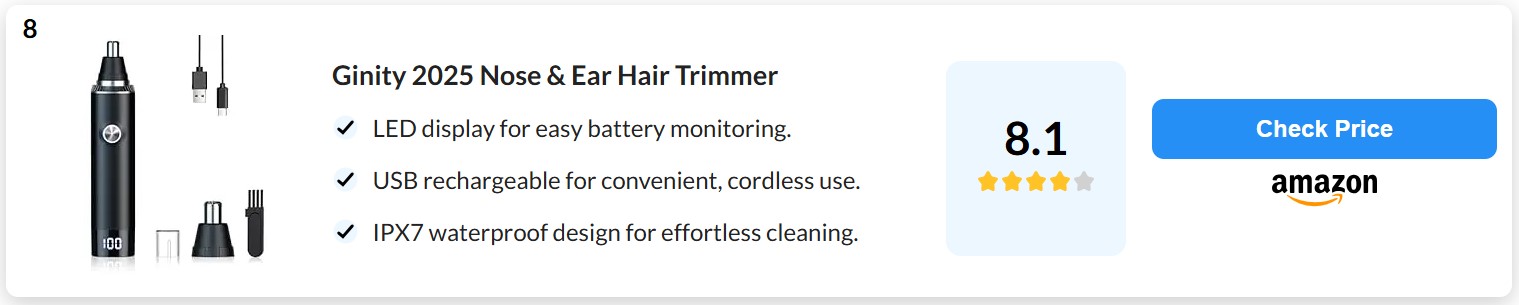 Best Ear Hair Trimmer8 Best Ear Hair Trimmer8